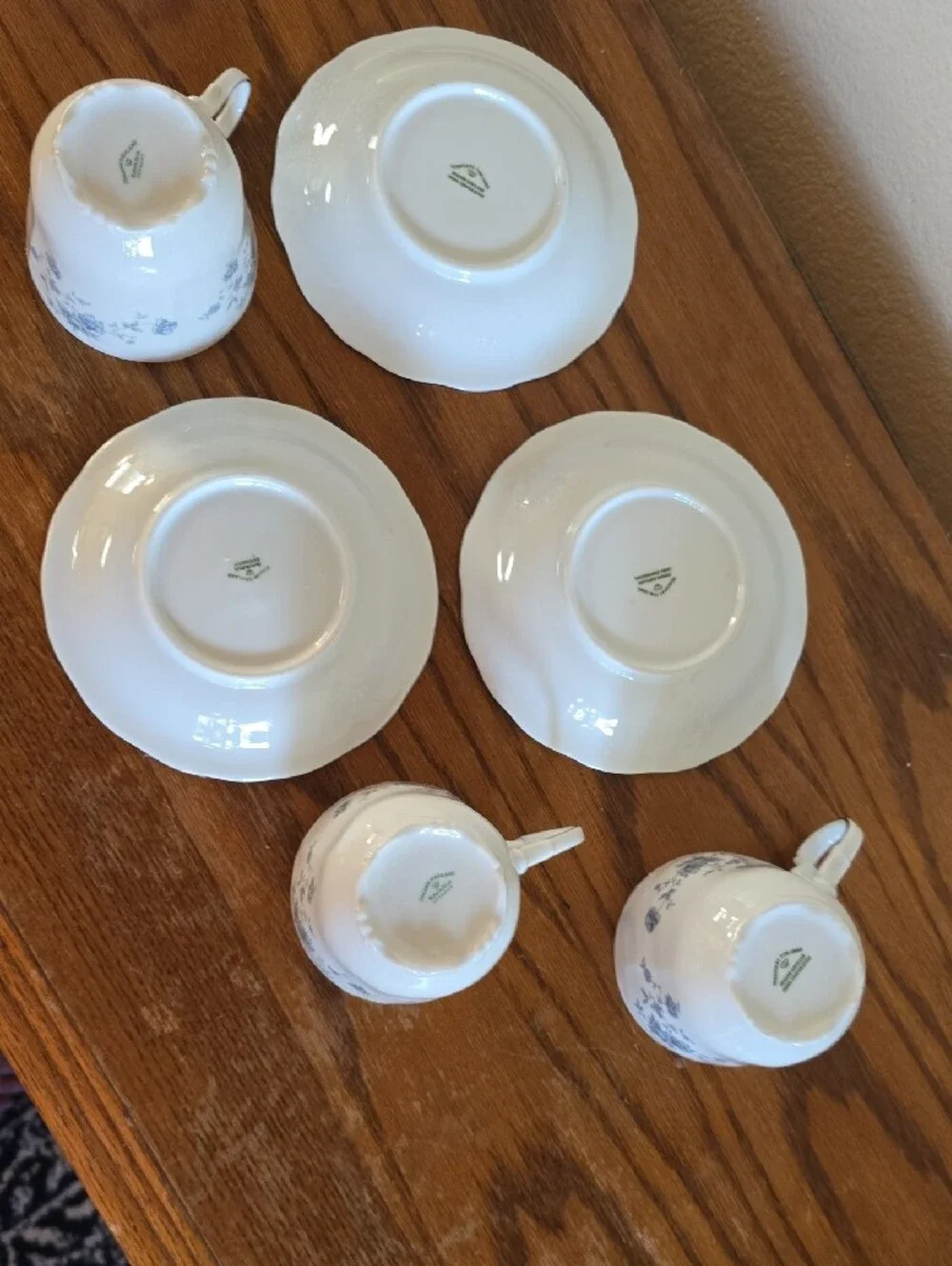 Johann Haviland Bavaria Germany Tea Cup and Saucer Set of 3 Tote 15